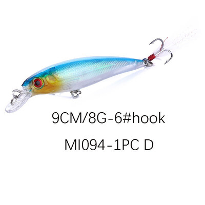 

VISSEN 1PCS 8g9cm Minor Fishing Lure Topwater Minnow Fishing Lures Artificial Hard Bait Mini Wobblers Pesca Crankbait