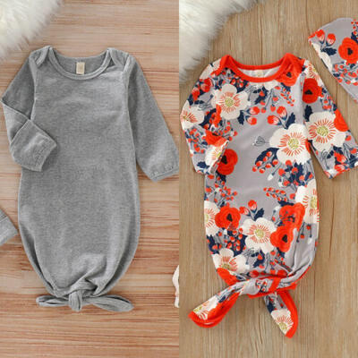 

US 2Pcs Newborn Infant Baby Swaddle Blanket Sleeping Swaddle Muslin WrapCap Set