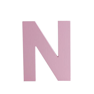 

MDF English Letter N Ornaments Flexible Wooden Furniture Article Room Decor