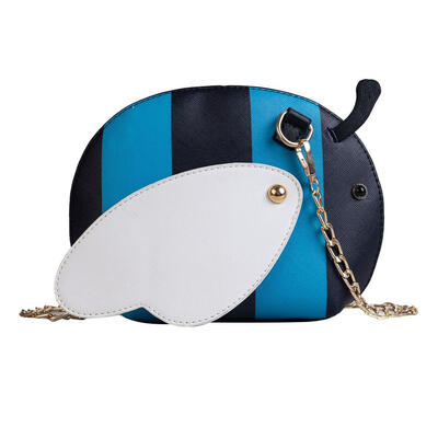 

Cute Bee Shape Shoulder Bags Women PU Leather Chain Zipper Messenger Bags