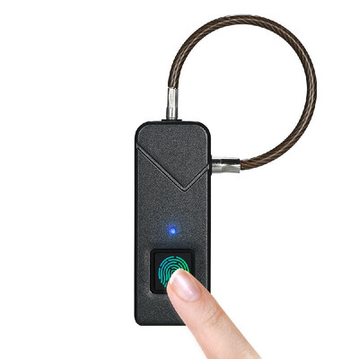 

Smart Fingerprint Lock USB Rechargeable Keyless 10 Sets Fingerprints IP65 Waterproof Anti-Theft Security Padlock Door Luggage Case