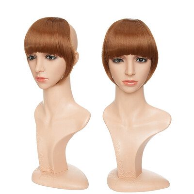 

Hair Bangs Clip in Hair Extensions Front Neat Bang Fringe One Piece Striaght Hairpiece Accessories