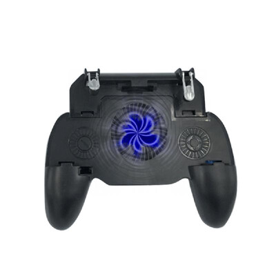 

Pubg Controller Gamepad Mobile Game Controller for PUBG Fortnite L1R1 Turnover Triggers Fire Buttons With Portable Charger Cooling