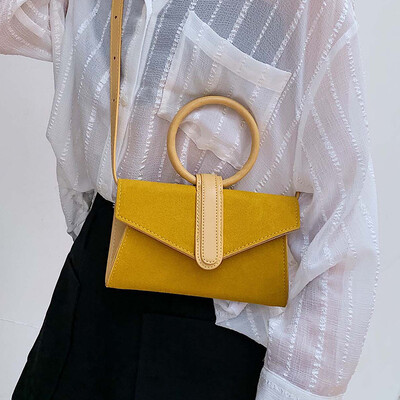 

Net red Sen small bag handbag 2019 new wild gas ring handbag summer small fresh messenger bag