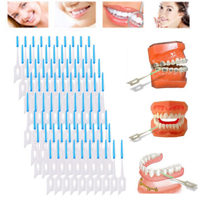 

Greensen 80pcsset Fashionable Disposable Toothpicks Soft Interdental Brushes Dental Oral Care Tools