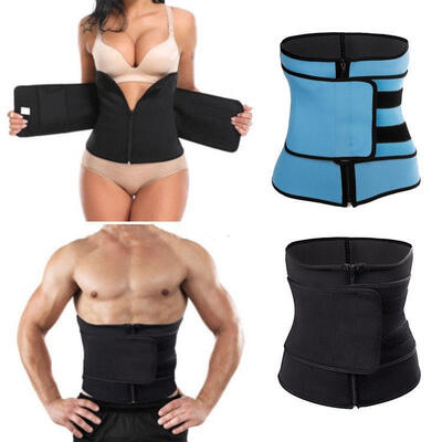 

Waist Cinchers Trainer for Women Unisex Sport Gym Sweat Hot Belt Body Shaper Slim Plus Size -3XL