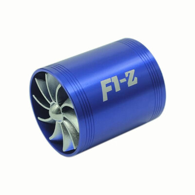 

Universal Fuel Gas Saver Air Filter Intake Single Double Supercharger Turbine Turbo Fan
