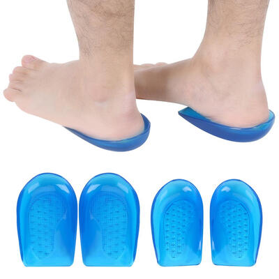 

Greensen Silicone Gel OX Leg Correction Insoles Foot Orthotic Arch Support Shoes Insert Pads Heel Cup