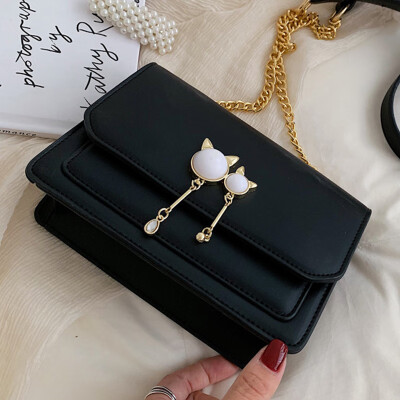 

Women 2019 new summer womens chain bag small bag fashion 100 oblique satchel ins single shoulder small square bag