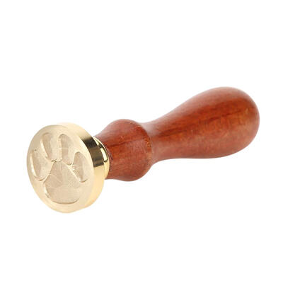 

Animal Pattern Antique Retro Customs Wood Handle Metal Sealing Wax Stamps