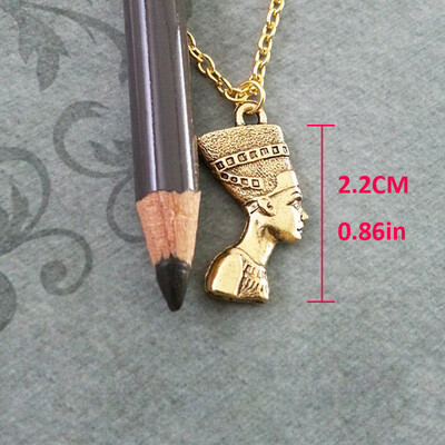 

Simple retro style Egyptian Pharaoh avatar pendant necklace Egypt Fatima theme alloy jewelry wholesale