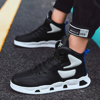 

2019 new high-heeled mens sports casual shoes Korean version of the trend of board shoes mens shoes basketball shoes mens bo