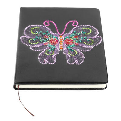 

DIY Butterfly Special Shaped Diamond Painting 100 Pages Notebook Sketchbook