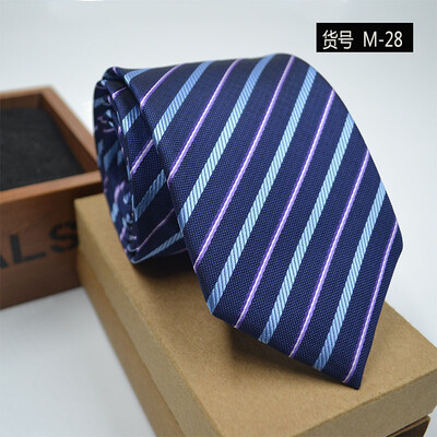 

Business casual professional mens tie South Korea silk arrow jacquard striped tie wholesale custom tie