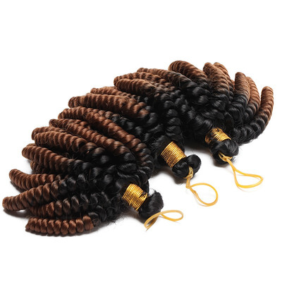 

Curly Crochet Braids Hair Extension Jumpy Wand Curly Crochet Hair Jamaican Bounce Synthetic Braids Twist Hair Ombre Two For Women