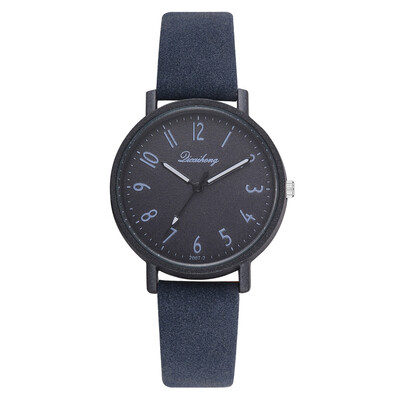 

New PU belt ladies solid color watch wish hot summer explosion retro quartz watch