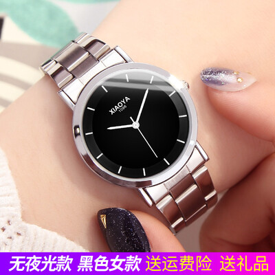 

Mens watch waterproof fashion trend Korean version of the simple casual atmosphere student couple quartz female watch