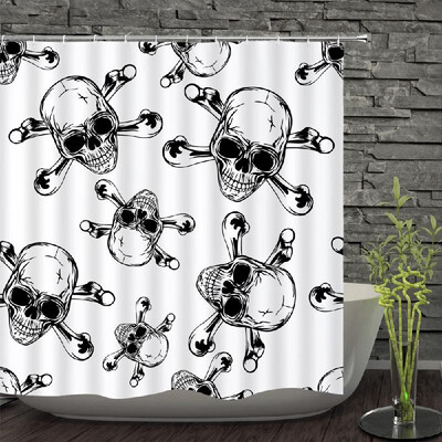 

Shower Curtain Decorative Bath Curtains Waterproof Polyester Fabric Anti-mildew Bathroom Curtains for Bathtub Showers