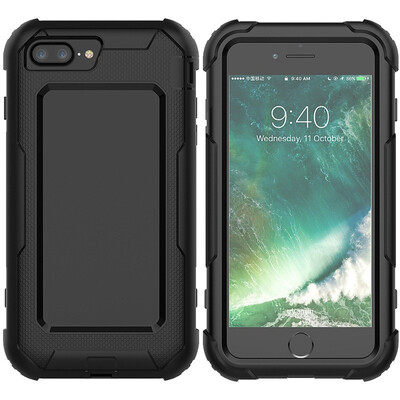 

MOONCASE Apple iPhone 6 Plus6s Plus Slider Griffin Phone Case Series - Black