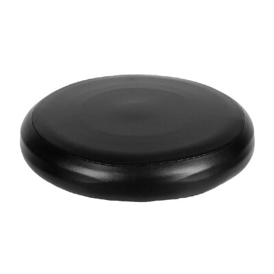 

Round Elastic PU Leather Stool Cover Synthetic Bar Stool Seat Cover Slipcover Dinning Chair Cover--Black