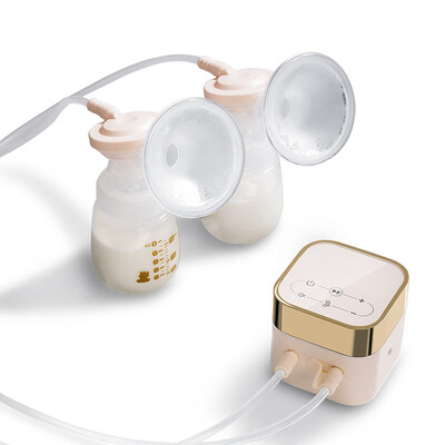 

Small Bear Snow Bear Electric Bilateral Breast Pump Plug-in Breast Pump Massage Latex Quiet Mode HL-0801
