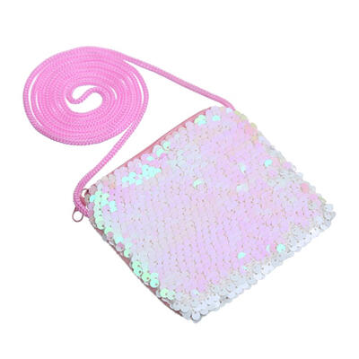 

Cute Sequins Shoulder Messenger Handbags Kids Girls Glitter Crossbody Bags