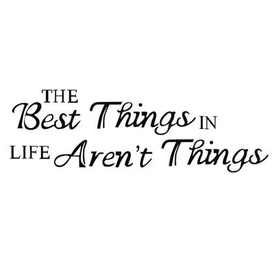 

The Best Things Print PVC Waterproof Self Adhesive Wall Sticker Home Decals