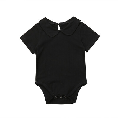 

Infant Kids Baby Girl Boy Romper Jumpsuit Bodysuit Outfit Solid Clothes 0-12M