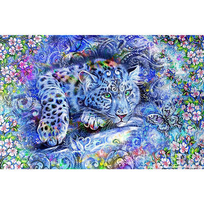 

5D DIY Full Drill Diamond Painting Flowers Tiger Cross Stitch Embroidery
