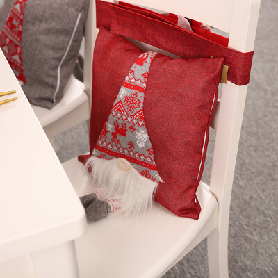 

Tailored Christmas Cartoon Santa Claus Faceless Doll Pillow Case Bedroom Sofa Decor