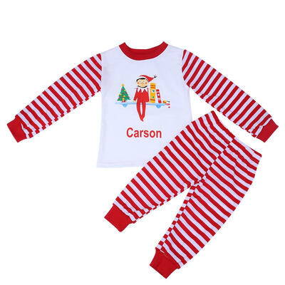 

2pcs Family Matching Christmas Letter Print Baby T-shirt Pants Set