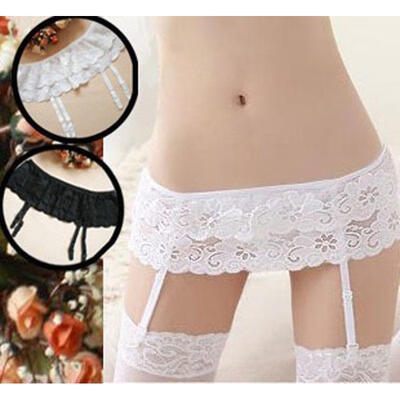 

Fashion Womens Lace Top Thigh-Highs Stockings Socks Garter Belt Only Suspender