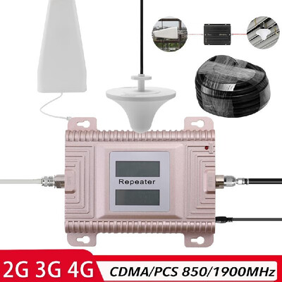 

CDMA3G 8502100MHz 2G3G Dual Band Dual LCD Display Mobile Phone Signal Booster Cell Phone Signal Repeater Signal Amplifier Set