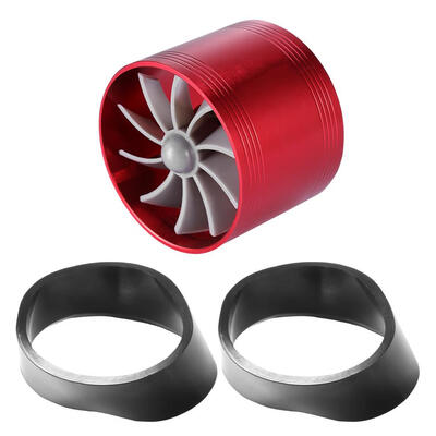 

Single Turbine Turbo Charger Air Intake Gas Fuel Saver Fan Supercharger