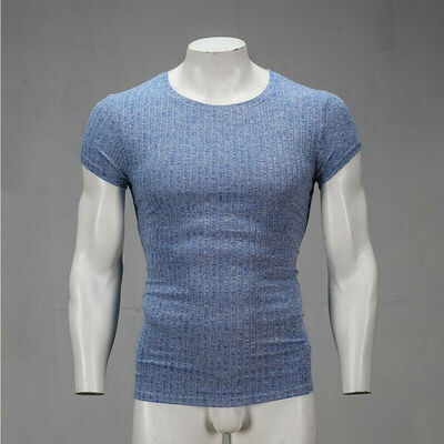 

Mens Slim Fit O Neck Short Sleeve Muscle Tee Shirts Casual T-shirt Tops Blouse