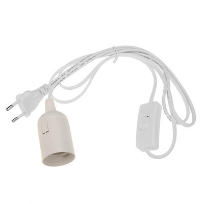 

E27 Lamp Bases with Switch Wire for Pendant Bulb Hang Light Socket Holder