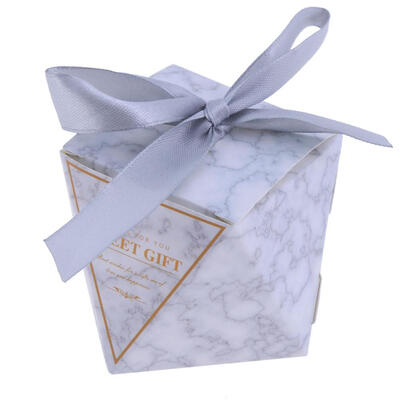 

50pcs Octagonal Bowknot DIY Paper Candy Box Valentines Day Wedding Gifts