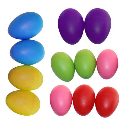 

12pcsset Mixed Color Plastic Easter Egg DIY Simulation Eggs Party Decor