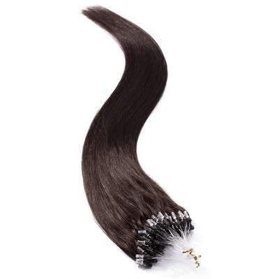 

Micro Loop Human Hair Extensions 100 Strands 100 Remy Invisible Micro Ring Beads Real Hair Extensions Straight