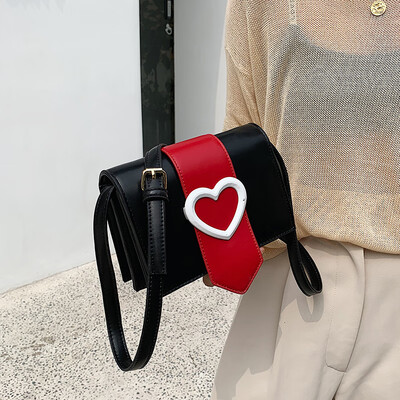 

Tanabata love heart red packet female bag 2019 new wave fashion shoulder bag summer small fresh ins messenger bag