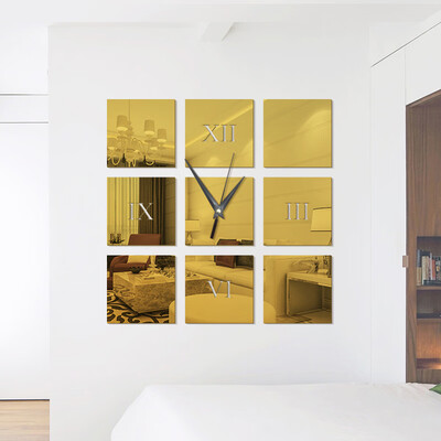 

Fashion DIY Acrylic Mirror Wall Stickers Wall Clock Stickers