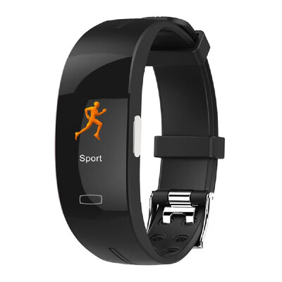 

PPGECG Fitness Tracker Smart Bands Sports Bracelet 096" Display Screen IP67 Waterproof GPS 130mAh BT Wristwatch for Android iOS