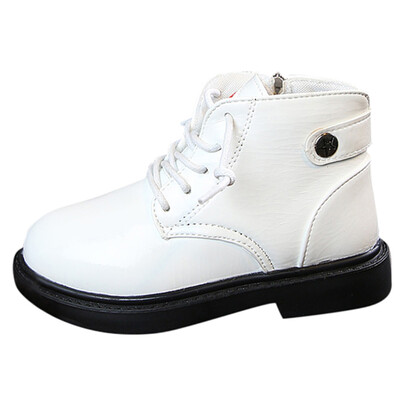

Baby Children Warm Boys Girls Martin Sneaker Boots Snow Baby Zip Casual Shoes