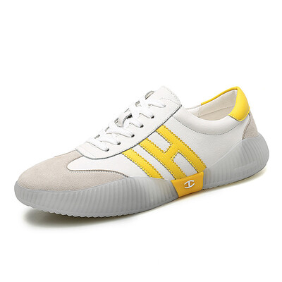 

Net red mens shoes summer tide shoes 2019 new white board shoes jelly bottom wild white shoes men