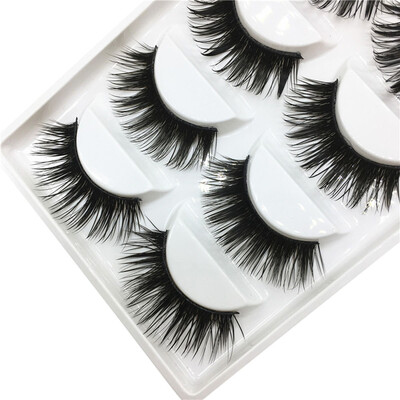 

Gobestart Luxury 3D False Lashes Fluffy Strip Eyelashes Long Natural Party