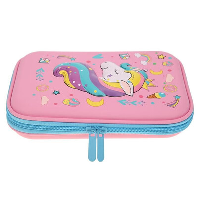 

Kids Cute Large Capacity Cartoon Horse Pencil Bags Girl Boy EVA Pencil Case