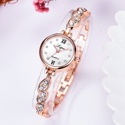 

RM Simple Casual Fashion Round Alloy Small And Exquisite Female Bracelet Watch