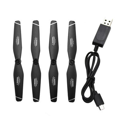 

4pcs Forward Reversal Propeller1m USB Charging Cable for SG106 RC Drone