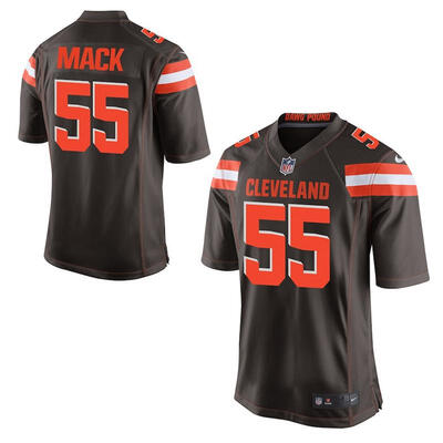 

Youth Football Jersey Cleveland Browns Alex Mack Brown Game Jersey