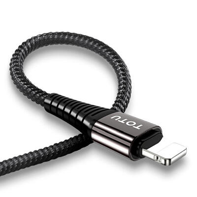 

TOTU USB To Lightning Tough Nylon Braided Fast Charging Data Cable For IPHONE-12m